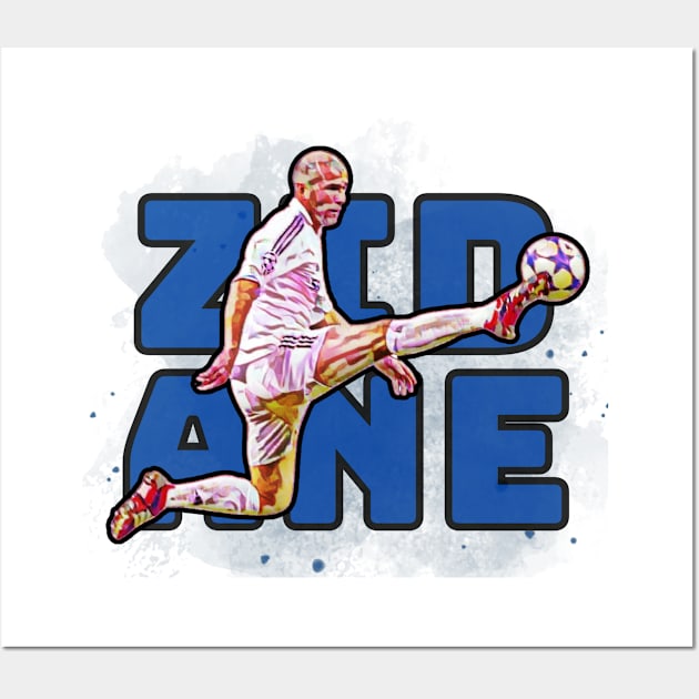 Zidane Wall Art by LordofSports